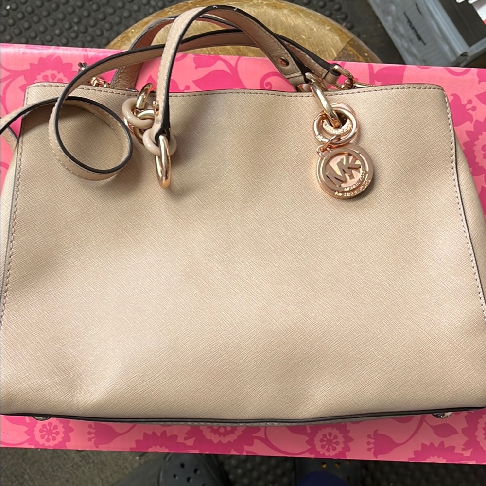 Michael Kors Beige Tote Bag